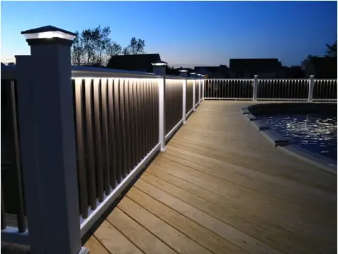 The design of ambient lighting in the courtyard brings a unique nighttime scene to your garden.